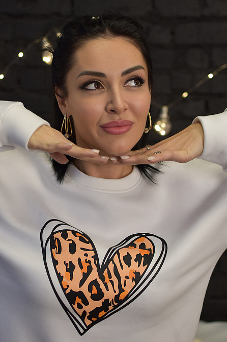 Теплый батник женский оверсайз 