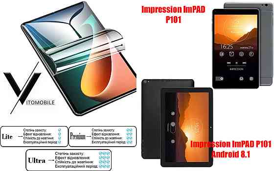 Полиуретановая пленка HyperClear Guard для Impression Impad P101, Impad P101 Android 8.1 Киев