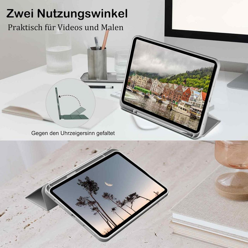 Защитный чехол-книжка для iPad (A16) 11-го/10-го поколения (2025/2022) A3354 / A3355 / A2696 / A2757 / A2777 Днепр - изображение 5