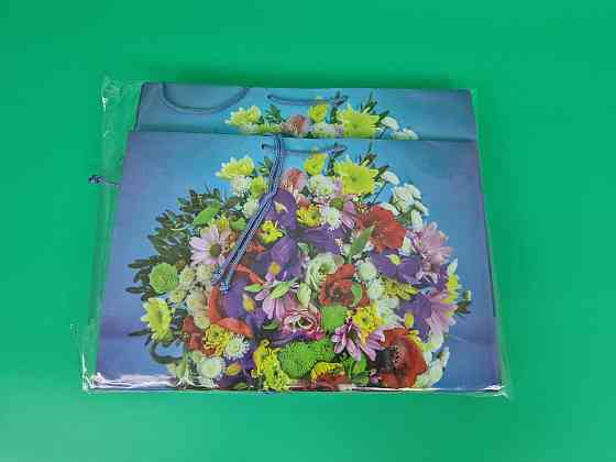 Паперовий великий горизонтальний пакет 36/22/10 (артBG-027) (12 шт.) Харків