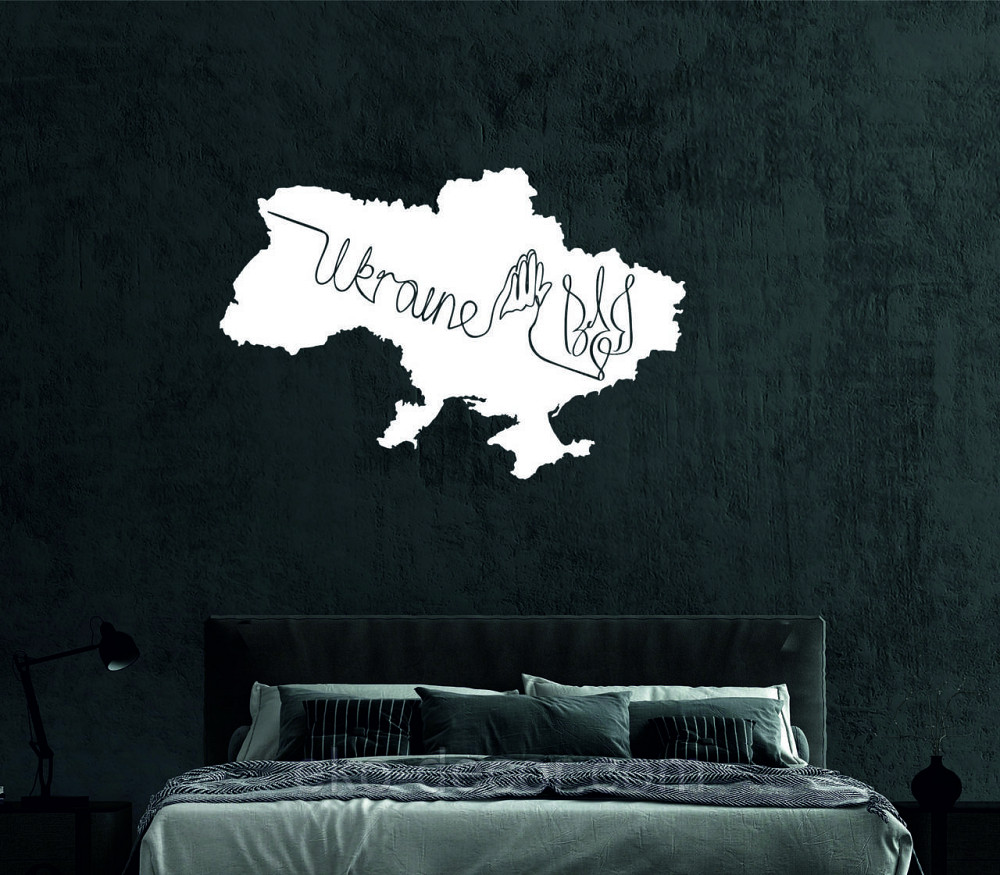 Декоративное настенное Панно «Украина» Декор на стену 50*33 см, Белый Киев - изображение 6