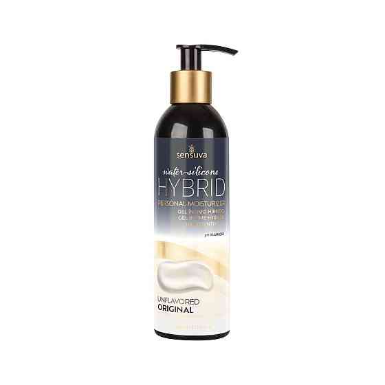 Смазка водно-силиконовая Sensuva Hybrid Formula (240 мл) без сахара, подходит для оральных ласк Sex Aura Киев