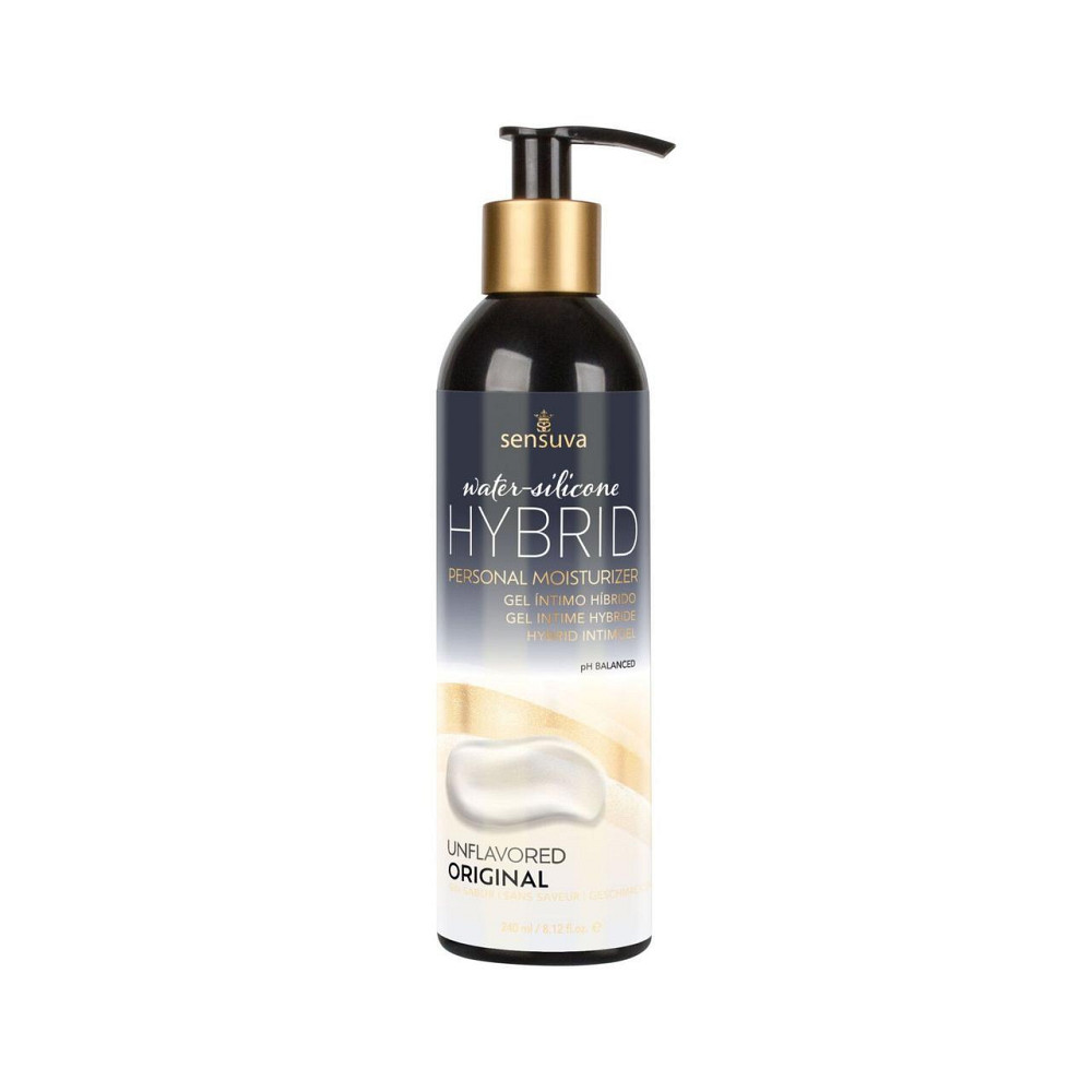 Смазка водно-силиконовая Sensuva Hybrid Formula (240 мл) без сахара, подходит для оральных ласк Sex Aura Киев - изображение 1