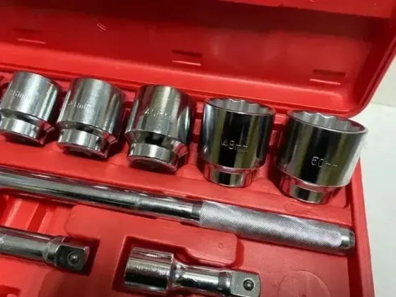 Набір головок торцевих LEX ,Набір головок 12-гранні LXSS-2112PT ,Комбіновані ключі великих розмірів  квадрат 3/4 Львів