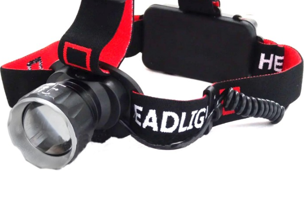 Ліхтарик налобний BAILONG BL-T20-P90 3 режими роботи, 2 акумулятори 18650, ZOOM 7470 Одеса - фото 6