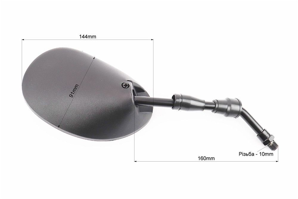 Дзеркала к-кт чорні "краплі", м10 Киев - изображение 2