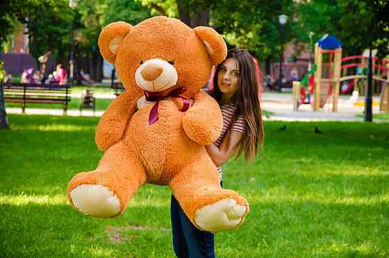 Мягкая игрушка Подарок плюшевый мишка, Плюшевый медведь Томми 150 см Карамельный Тернополь