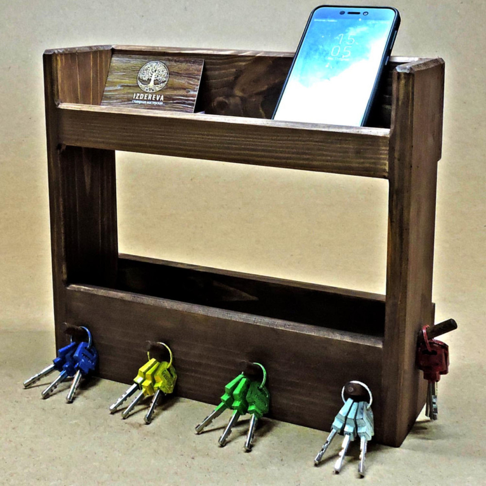 Ключница деревянная 