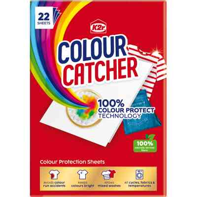 Салфетки для стирки K2r Colour Catcher Цветопоглощающие 22 шт. (9000101822427) Винница