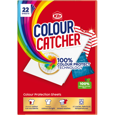 Серветки для прання K2r Colour Catcher Кольоропоглинаючі 22 шт. (9000101822427) Вінниця - фото 1