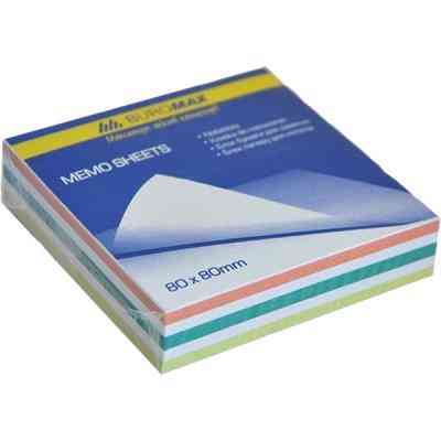 Бумага для заметок Buromax Zebra JOBMAX 80х80х20мм, unglued (BM.2255) Винница