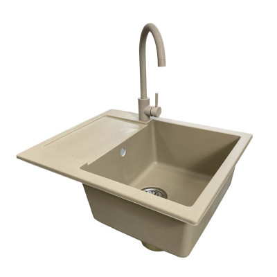 Мойка кухонная Adamant Minimal Сахара + змішувач + дозатор (1824296902302) Винница - изображение 3