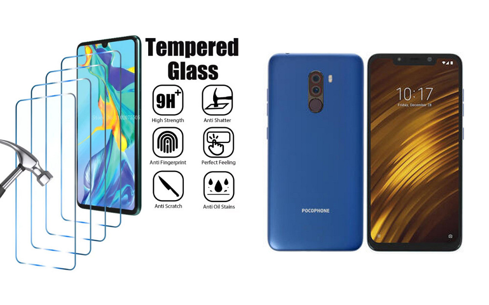 Защитное стекло ArmorGlass для Xiaomi Pocophone F1 – устойчивое к царапинам и ударам Киев - изображение 1