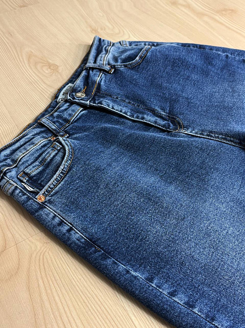 Джинсы женские Mikaletta 13141 MOM comfort стрейчевые синие, синий, З2, 32, 86 см, 108 см Киев - изображение 5