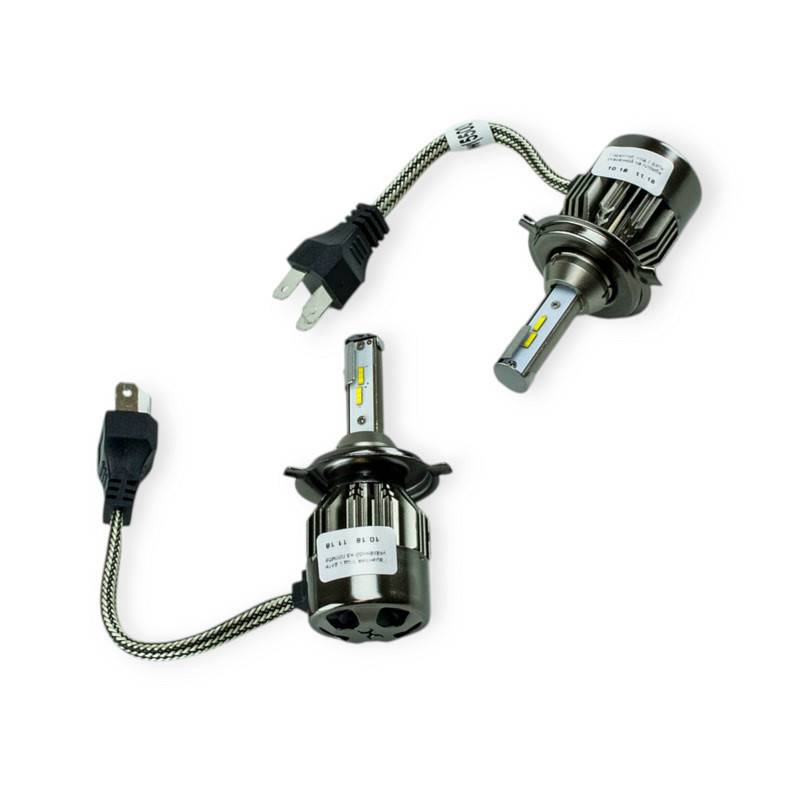 Автолампа LED H4 12V-24V FANTOM 5500K 4900L радиатор c вентилятором Мукачево - изображение 2