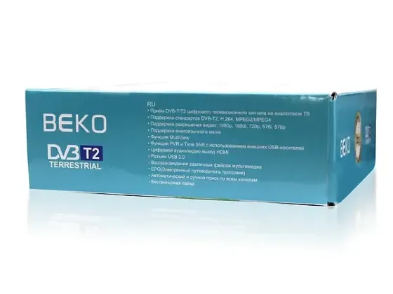 Цифровий ефірний приймач з екраном DVB-T2 IPTV/YouTube/WiFi/MP4/4K/1080 Beko BK-2020 Київ