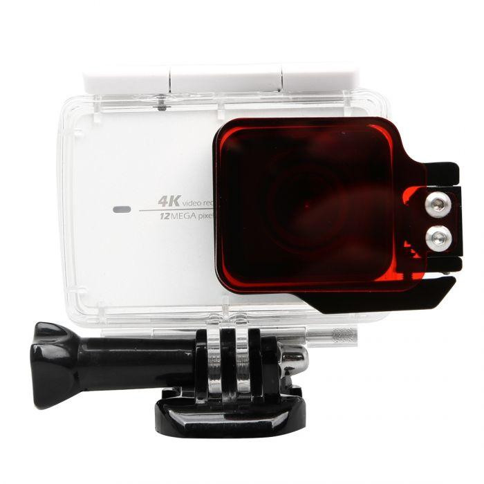 Червоний фільтр Puluz для Xiaomi Yi Gopro 4/3 (DCA1317R) Київ - фото 1