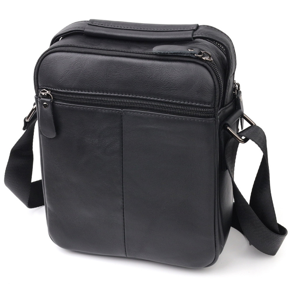 Сумка чоловіча Vintage 20826 шкіряна Чорний Київ - фото 10