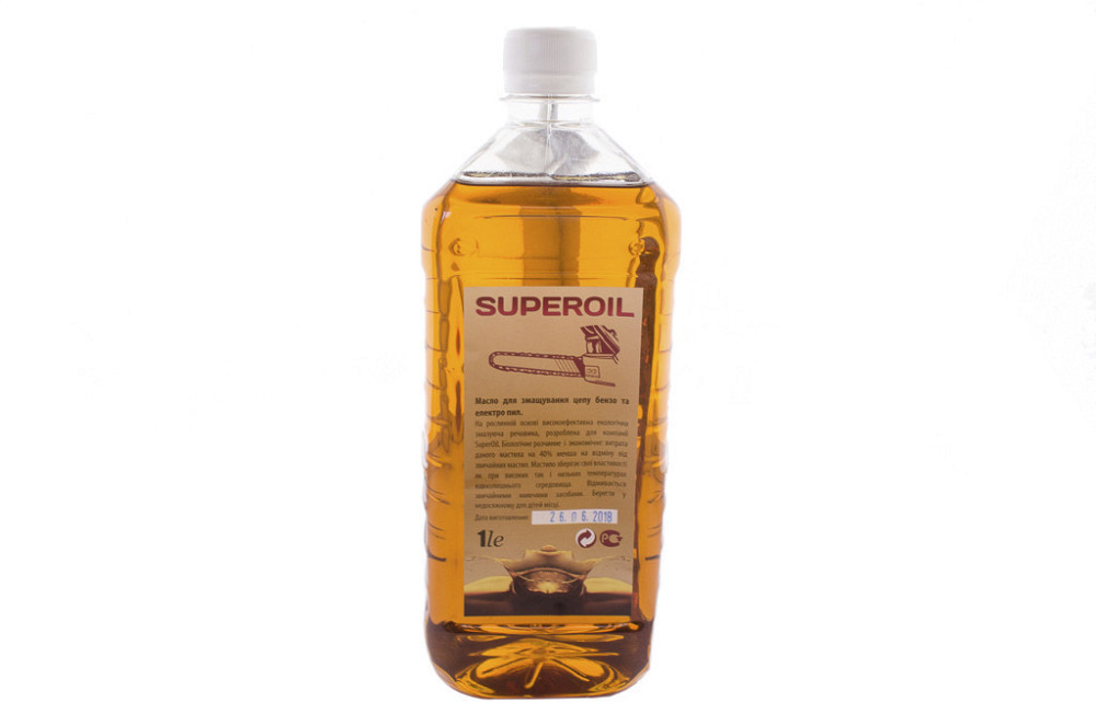 Мастило для змащування ланцюга бензопил Super Oil (1 л) Київ - фото 1