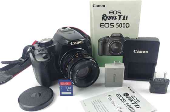 Дзеркальний фотоапарат Canon EOS 500D (Rebel T1i) + Helios 44 mm. Київ