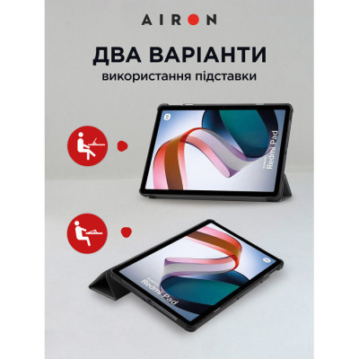 Чехол для планшета AirOn Premium Xiaomi Redmi Pad 10.6" 2022 + Film Black (4822352781087) Винница - изображение 2