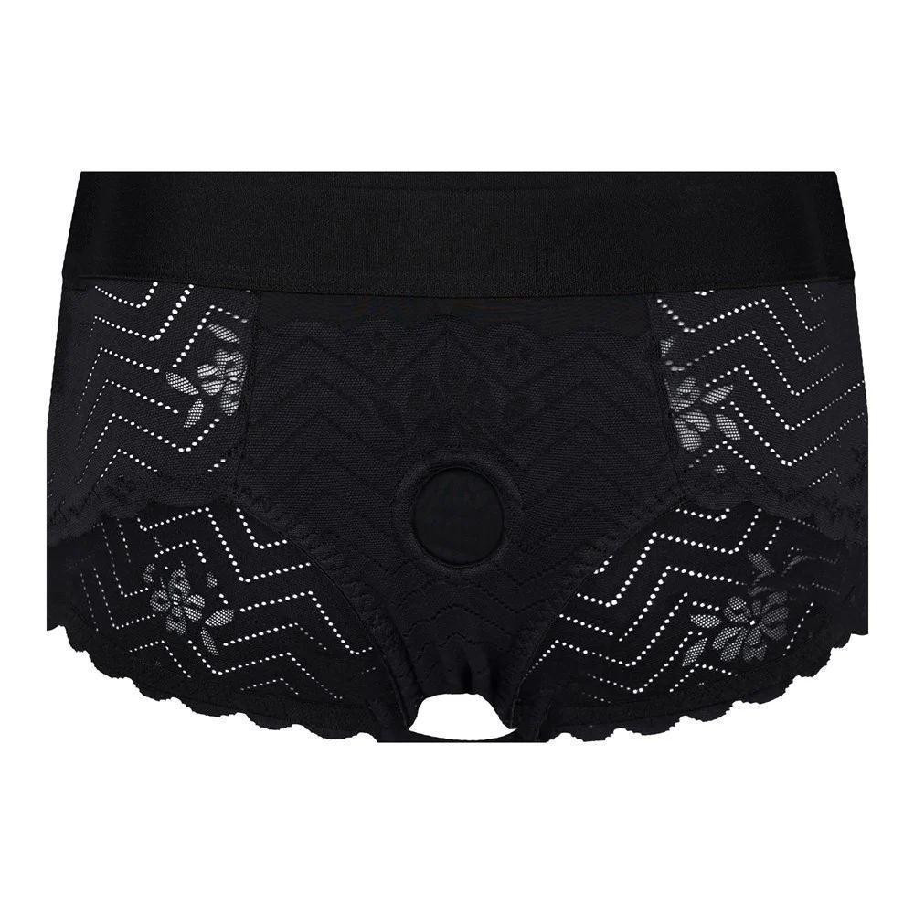 Страпон на кружевных трусиках Dream Toys Bold Phoenix, S, черный, 15,5 × 3 см Sex Aura Киев - изображение 7