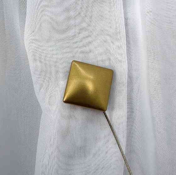 Магниты для штор и гардин Квадрат набор 2 шт Бронзовый (81-282) Киев