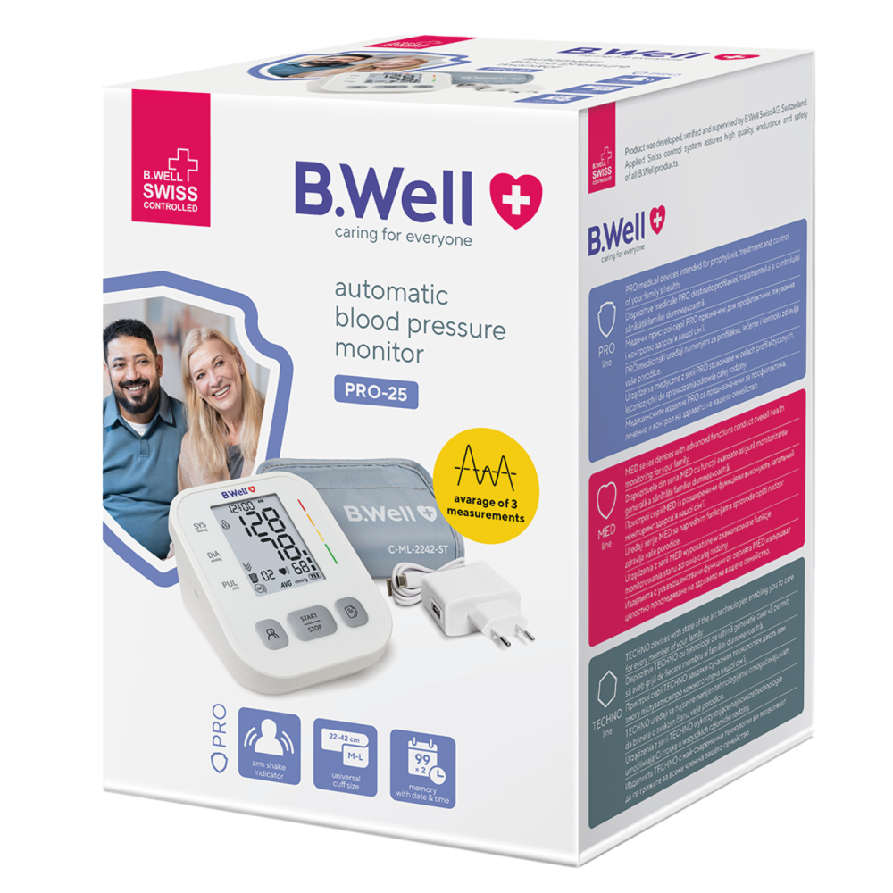 Автоматический тонометр B.Well PRO-25 Днепр - изображение 7