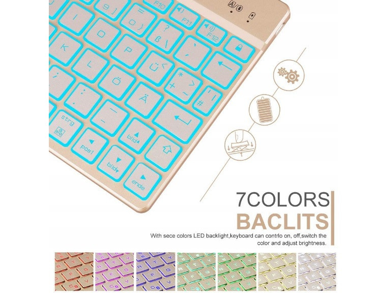 Защитный чехол-книжка Dingrich с Bluetooth клавиатурой Samsung Galaxy Tab A 10.1 дюйма [SM-T510/T515] Днепр - изображение 4