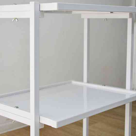 Тележка  косметологическая Профи белая,UK-01 Киев