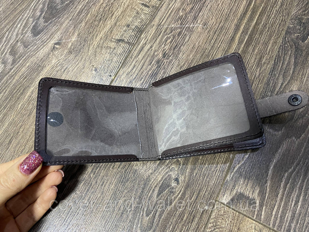 Шкіряна обкладинка пормтоні на посвідчення "СБУ"  P_Leather Київ - фото 2