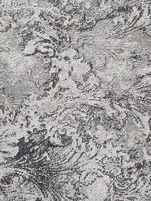 Шпалери вінілові на флізеліні гарячого тиснення DU&KA 1.06х10 вензель основа під штукатурку сірі коричневі Київ - фото 4