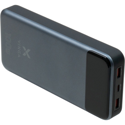Батарея универсальная Vinga 30000 mAh 100W Display VA Grey (Li-Ion) (VPBB30100) Винница - изображение 6