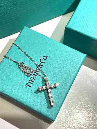 Хрестик Тіффані посрібнення Гравірування Tiffany Одеса
