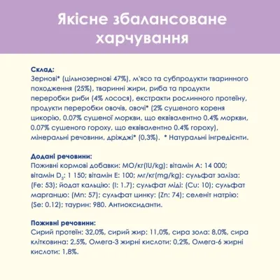 Сухой корм для кошек Purina Cat Chow Sensitive с лососем 1.5 кг (7613035394131) Винница - изображение 7