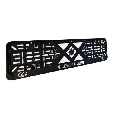 Рамка номерного знака CARLIFE пластик з об'ємними літерами LEXUS (2шт) (24-009) Винница - изображение 3