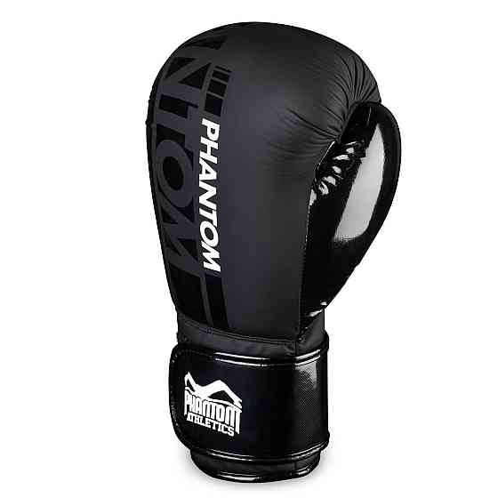 Боксерские перчатки Phantom APEX Speed Black 16 унций (Бинты 4м. в подарок) Киев
