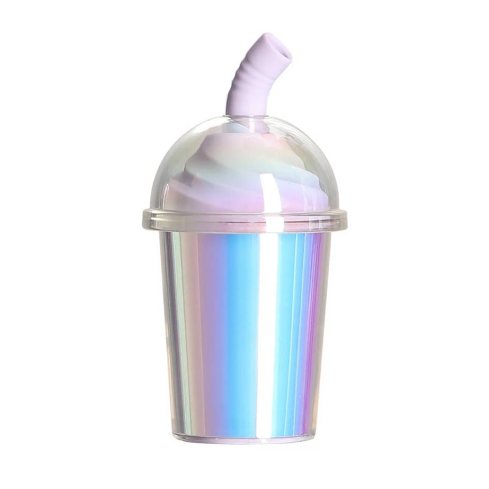 Вакуумний стимулятор у формі стаканчика з трубочкою BeYourLover Joy Cup голубий, 9.1 см х 4.6 см Sex Aura Київ - фото 2