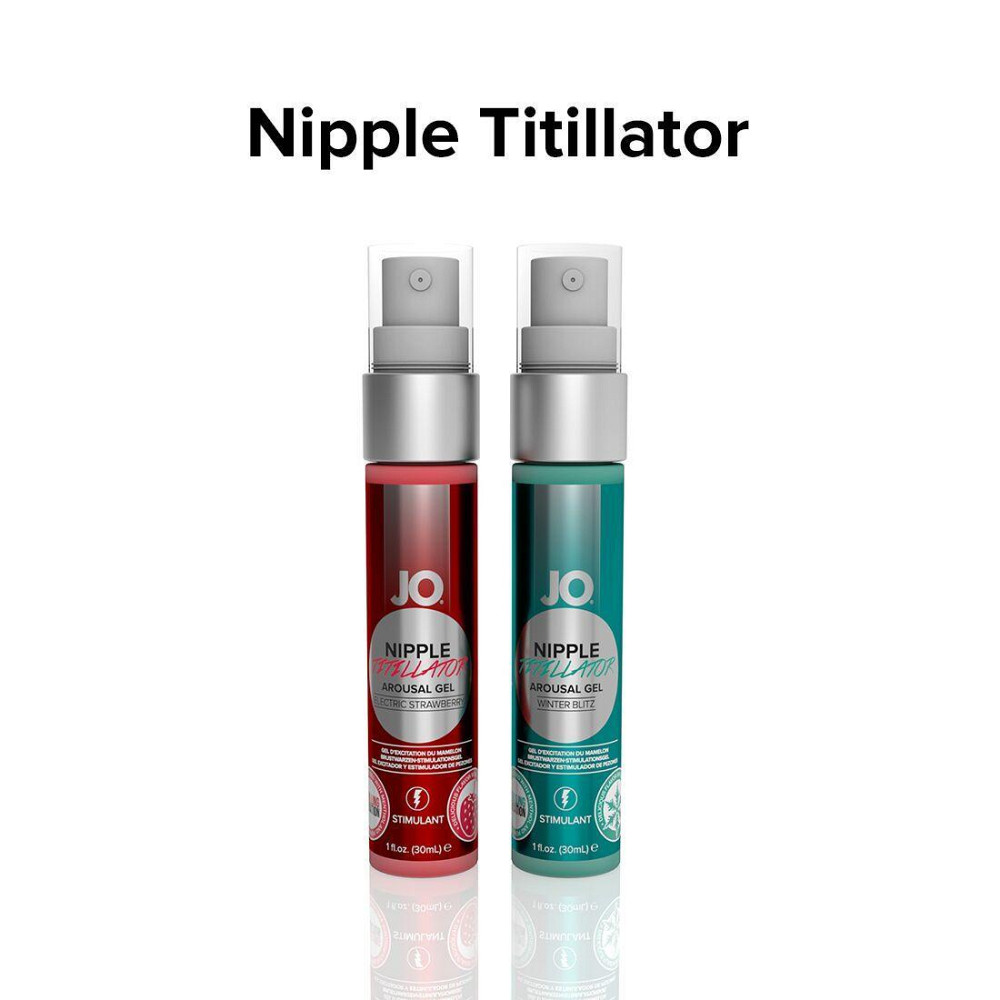 Гель для стимуляції сосків JO Nipple Titillator Strawberry (30 мл), ментол та перцева м’ята Sex Aura Київ - фото 4