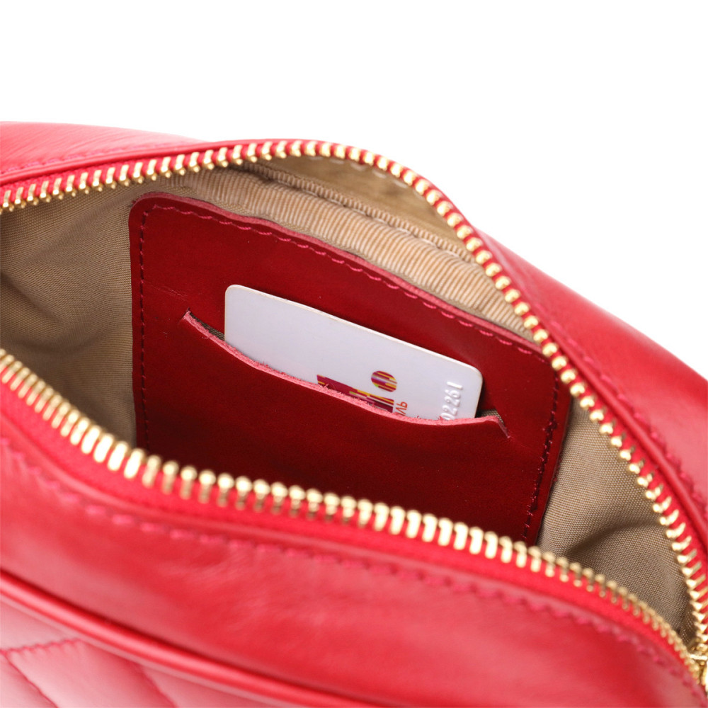 Стильная сумка в ромбы из натуральной кожи Tony Perotti 20838_1 (CA006-01DR dk red) Красный Киев - изображение 8