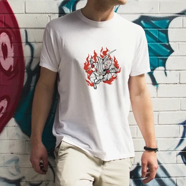 Футболка для підлітка хлопчика з принтом Ninja Розмір 160 Anime10341 Дніпро - фото 3