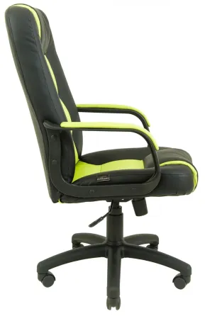 Офісне Крісло Керівника Richman Chelsea Zeus Deluxe Light Green-Black Пластік Річ М3 MultiBlock Чорно-салатовий Київ