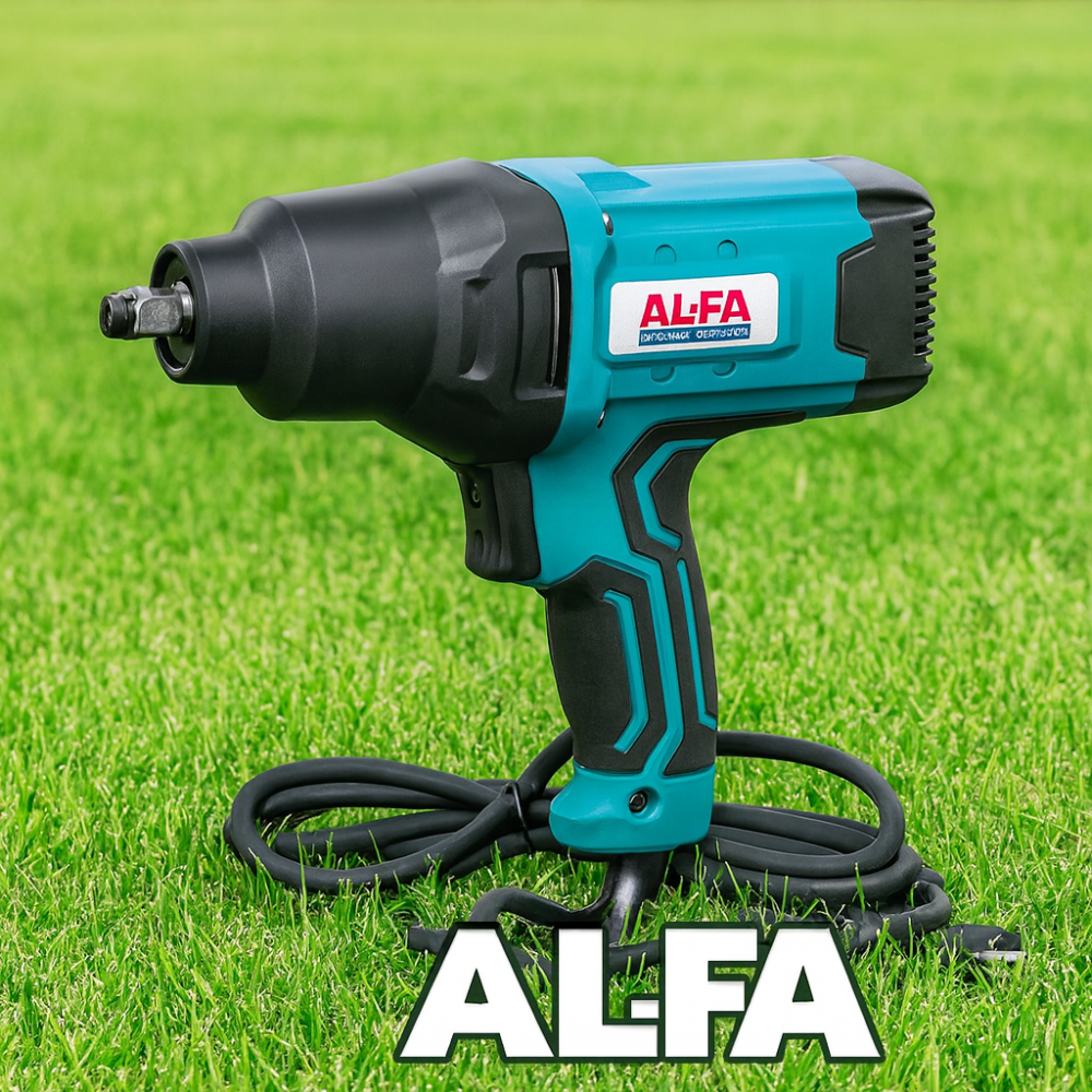 Електричний ударний гайковерт AL‑FA ALEW2 2300 Вт 800 Нм гайковерт для легкових авто та шиномонтажу та ремонту Львів - фото 1