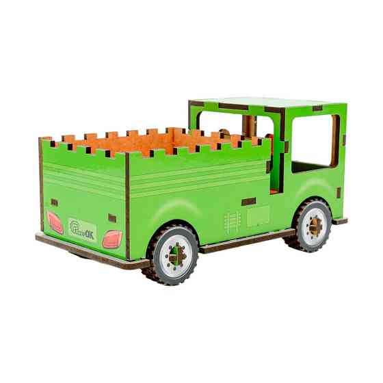 Дитячий дерев'яний 3D конструктор "Вантажівка" Puz-00929, 37 деталей Вінниця