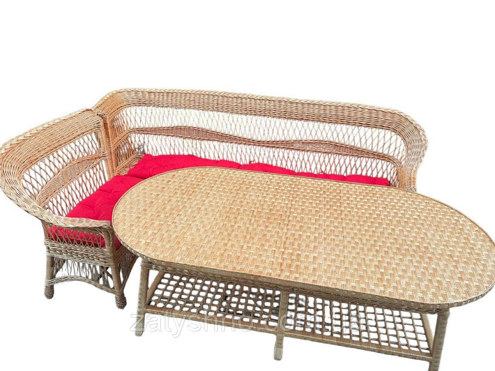 Кутовий диван з великим столом Київ - фото 1