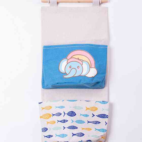 Підвісний органайзер на 5 відділень 20×58 (см) Синій HP-41-13BL Київ