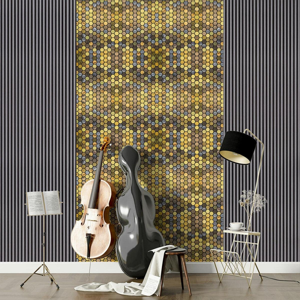 Самоклеюча алюмінієва плитка Луска Київ - фото 7