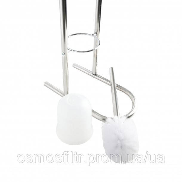 Гарнітур для WC Axentia Еміль нерж тримач для туалетного паперу H 79 см (280834) Київ - фото 4