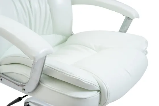 Офісне Крісло Керівника Richman California Lucky White Хром М2 AnyFix Білий Київ