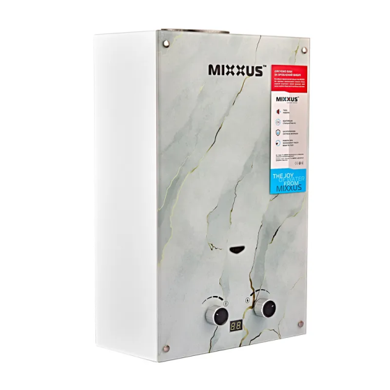 Газова колонка MIXXUS GWH-0510 BASIC GLASS димохідна 10 л/хв    ( WH0026 ) 28067 Харків